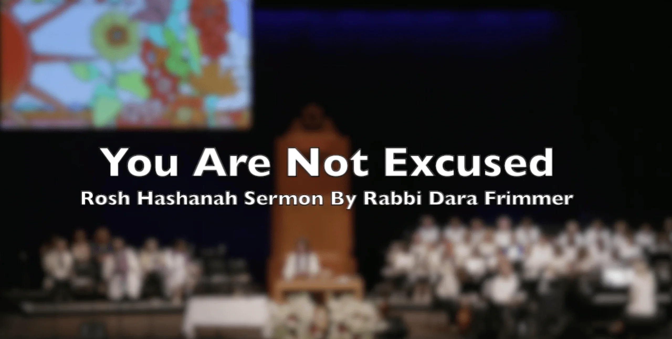 You Are Not Excused