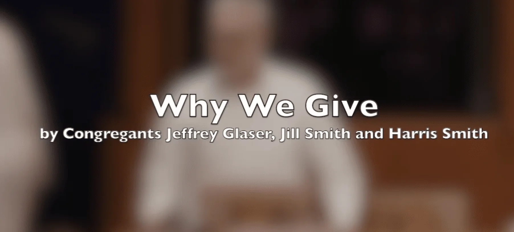 Why We Give?